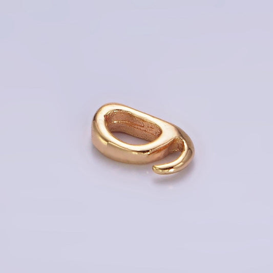 18K Gold Filled Open Hook Bail for Pendant Jewelry Kit Supplies For DIY Jewelry Making | Z-504