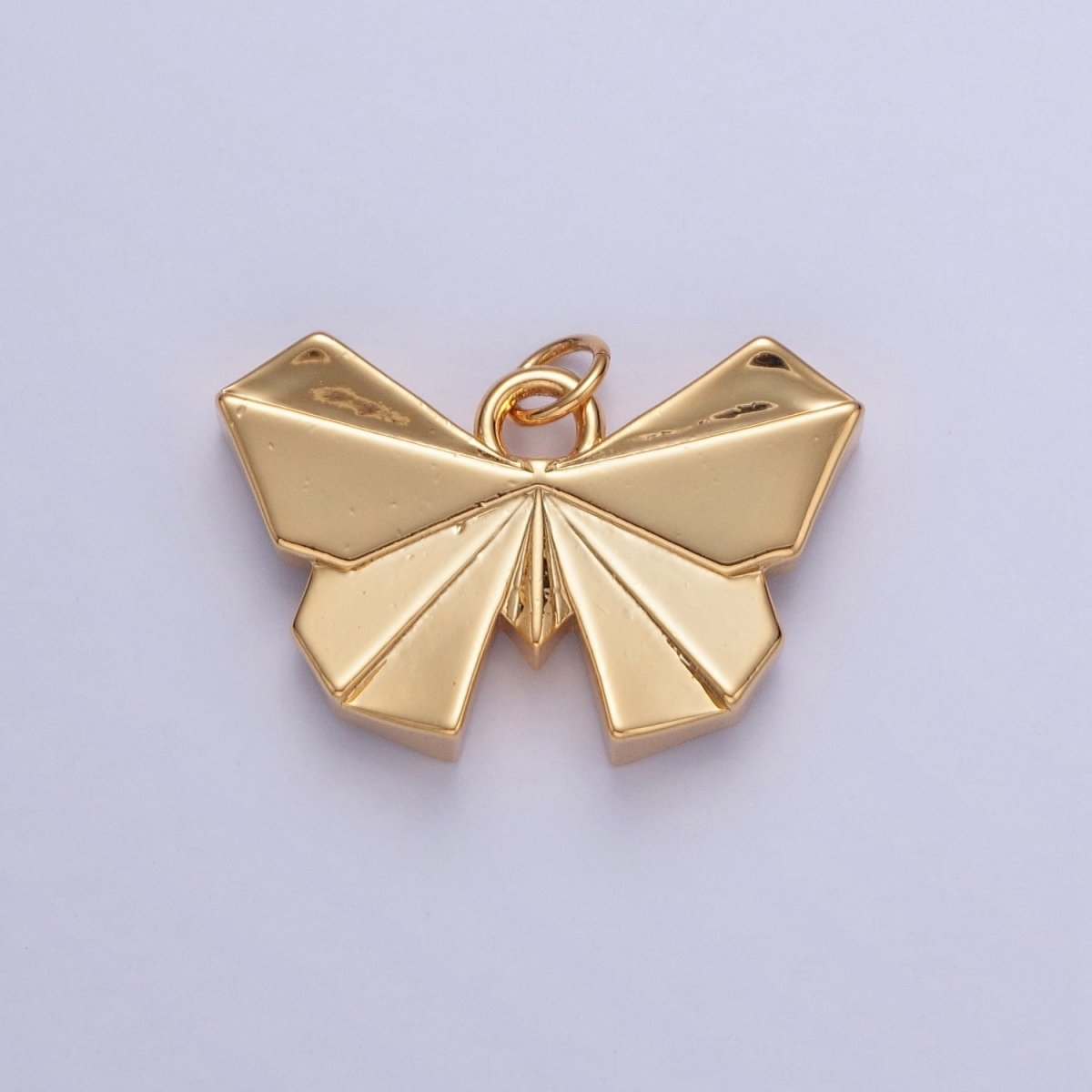 18K Gold Filled Origami Butterfly Mariposa Insect Animal Charm | X-081