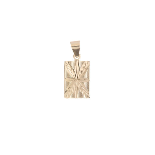 18K Gold Filled Rectangle Bar, Golden Wheat Natural Wild Plant Dangle Gift Bails Findings for Earring Necklace Jewelry Making Supplies Charm H-761