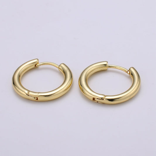 18mm / 20mm 14K Gold Filled Gold Earrings for DIY Earring Craft Supply Jewelry Making Q-404 Q-407
