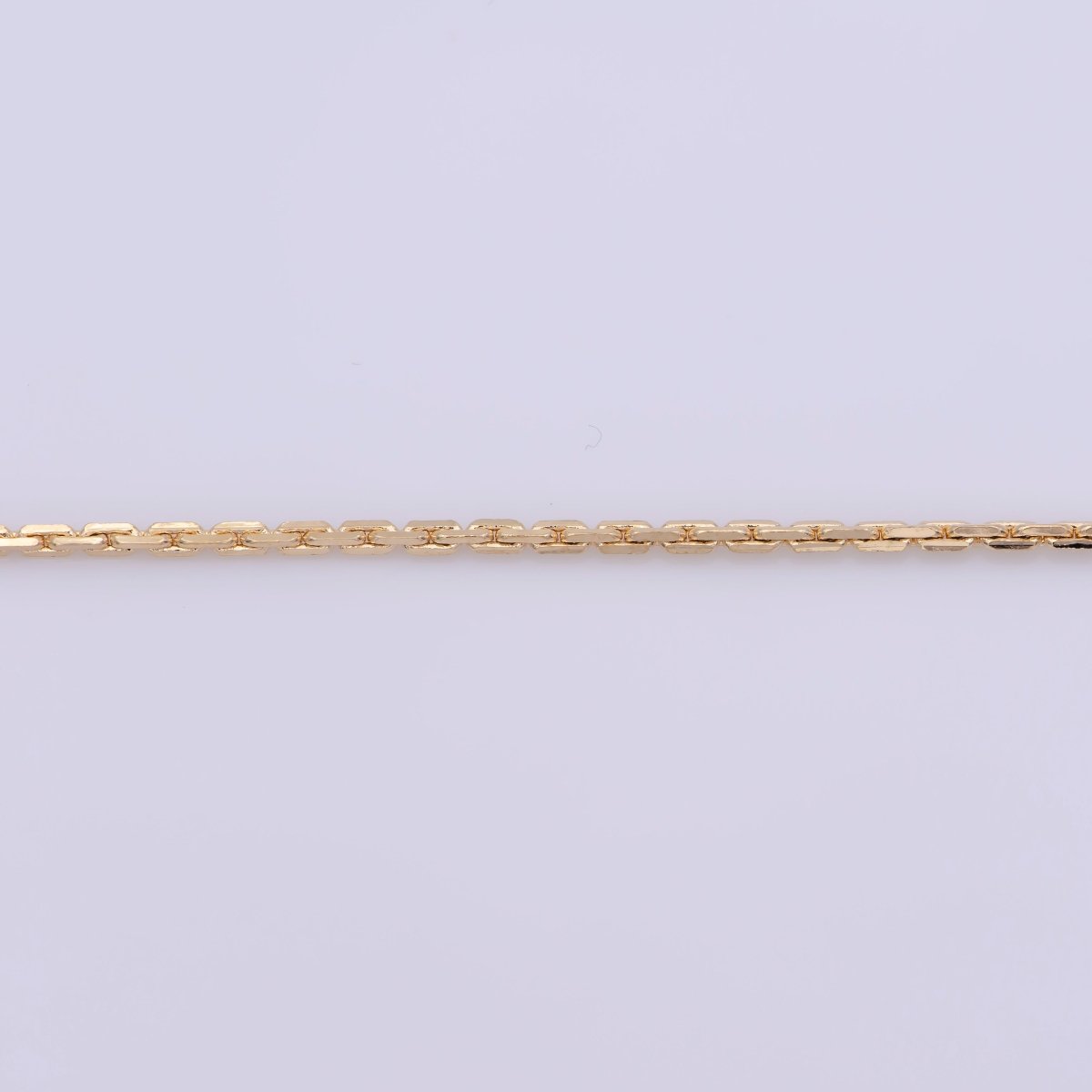 19.5 inch Cable Chain Necklace, 18K Gold Plated Finished Chain For Jewelry Necklace Making, Dainty 1.4mm Cable Necklace w/ Lobster Clasps | CN-377  Clearance Pricing
