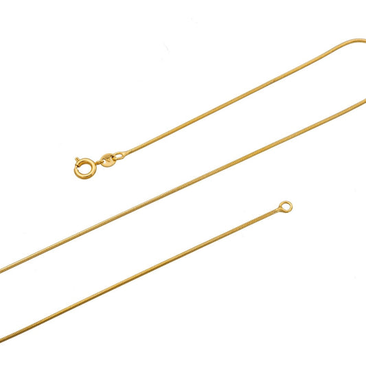 1mm Dainty Snake Layering 21 Inch, 24 Inch Chain Necklace | WA-230 WA-231 Clearance Pricing