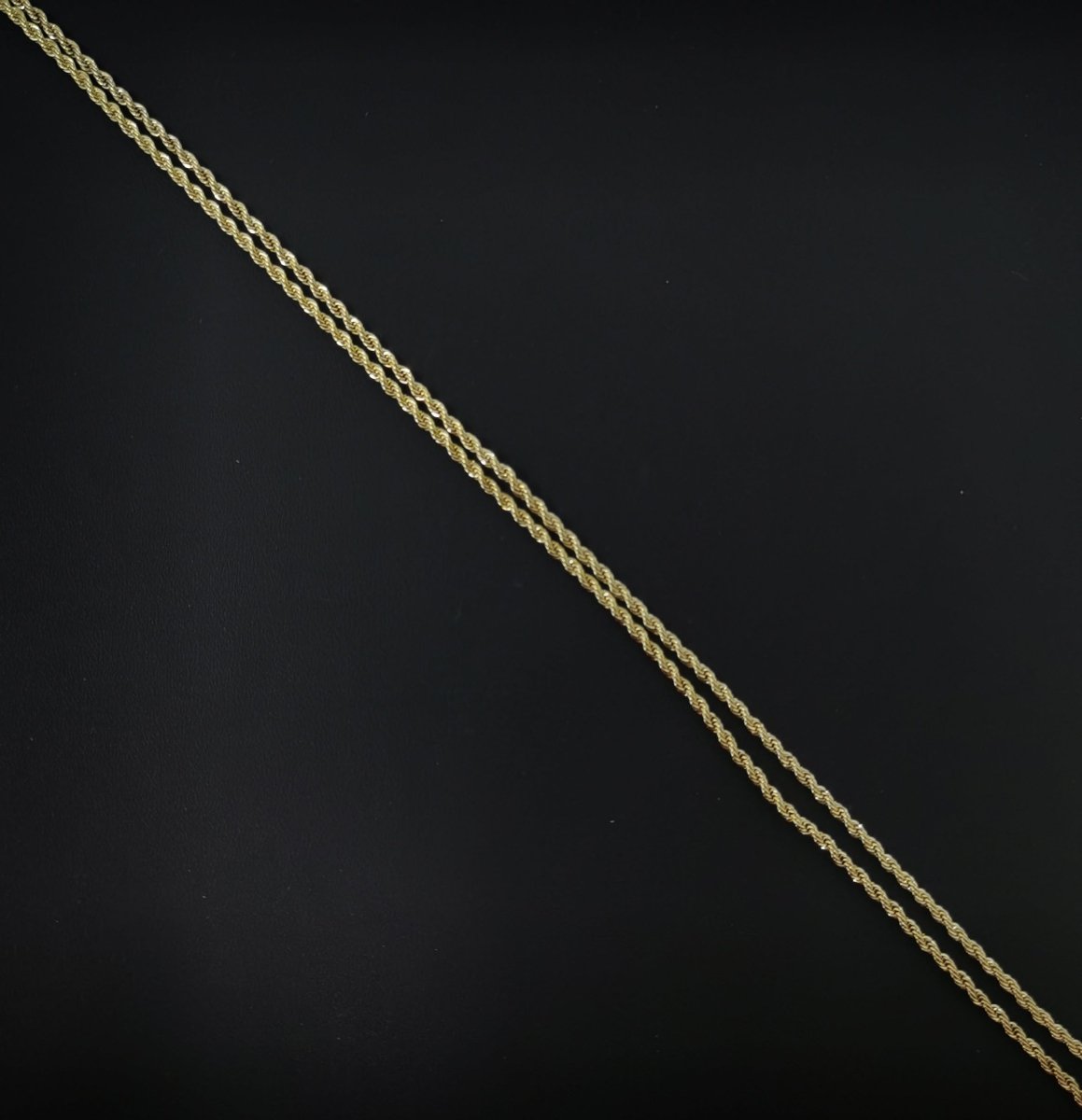 1pc 19.6'' Ready to Use 14K Gold Filled Rope Necklace Chain, Layering Rope Chain Dainty Necklace, For Pendant Charm Necklace Making CN-546