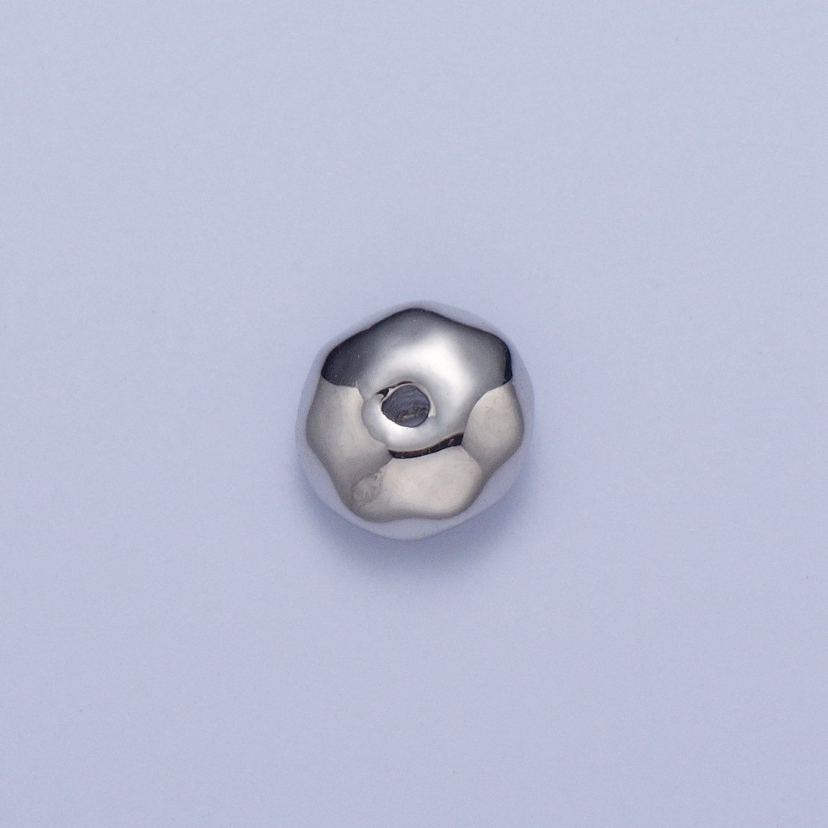 20 Pieces Pack 6mm Round Abstract Geometric Spacer Beads Jewelry Making in Gold & Silver | W-932 W-933