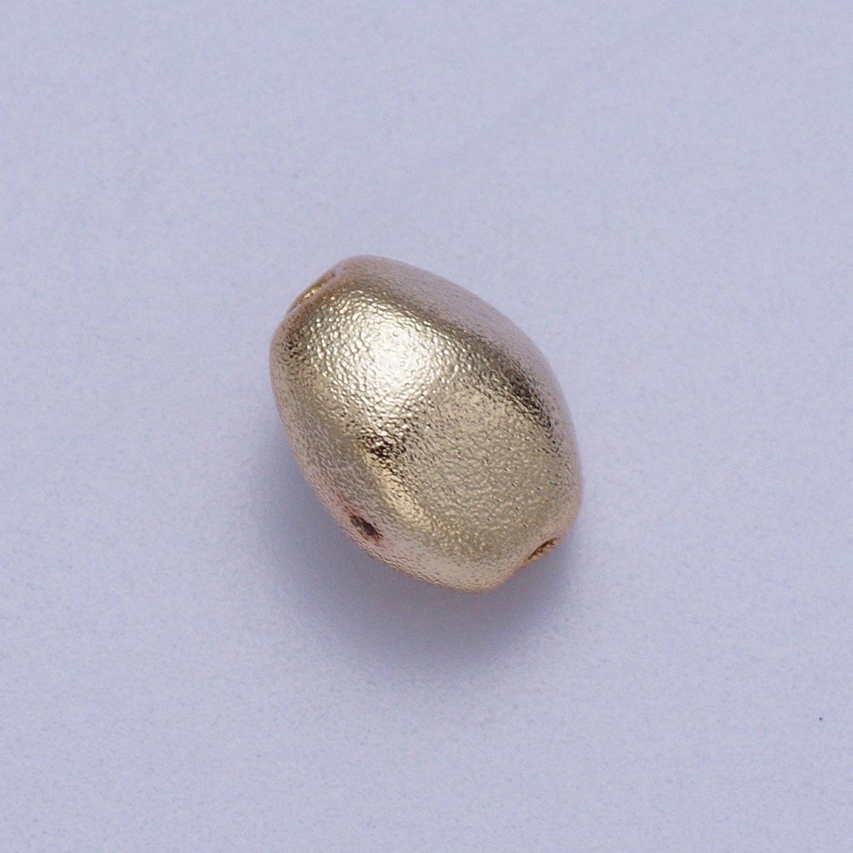 20 Pieces Rectangular Long Matte Gold Geometric Bead | B-436