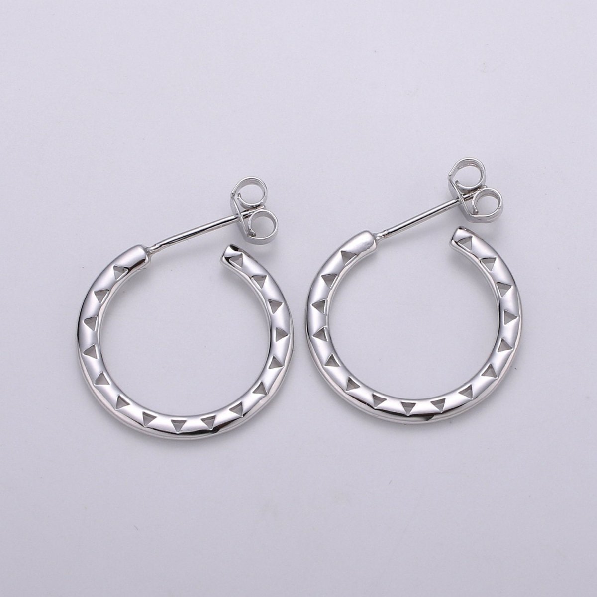 20mm Gold Hoop Earrings, Gold Vermeil Hoop Earrings, Statement Hoops, Tube Hoop Earrings, Large Hoop Earrings, Small Hoop Earrings for Gift Q-326 Q-327