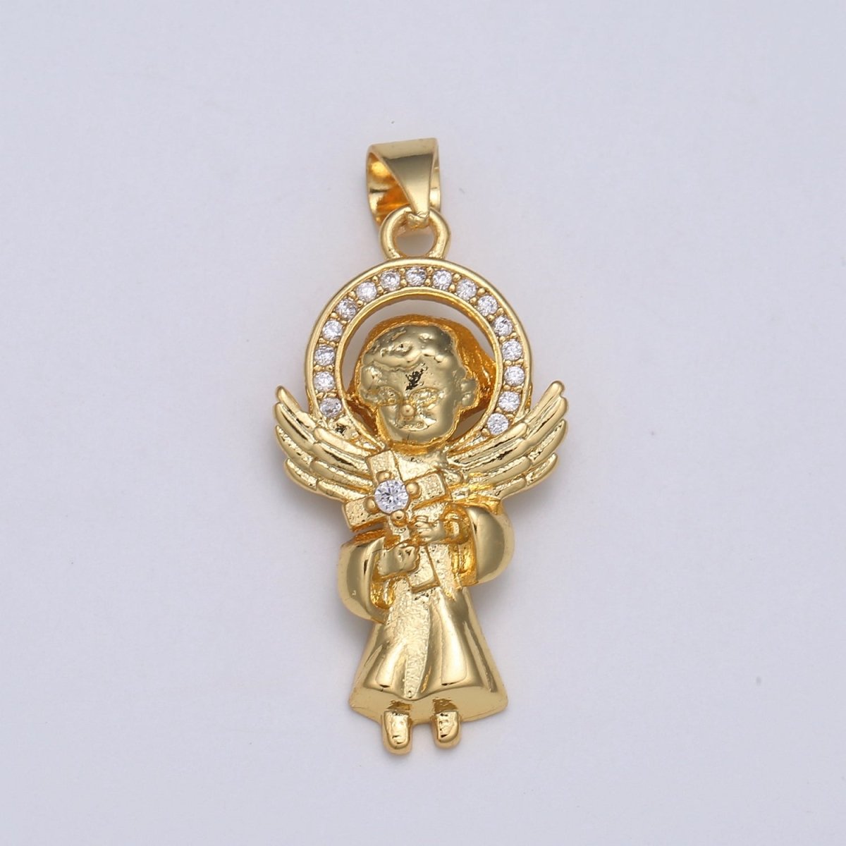 24K Baby Angel  Gold Filled Pendants - J-280