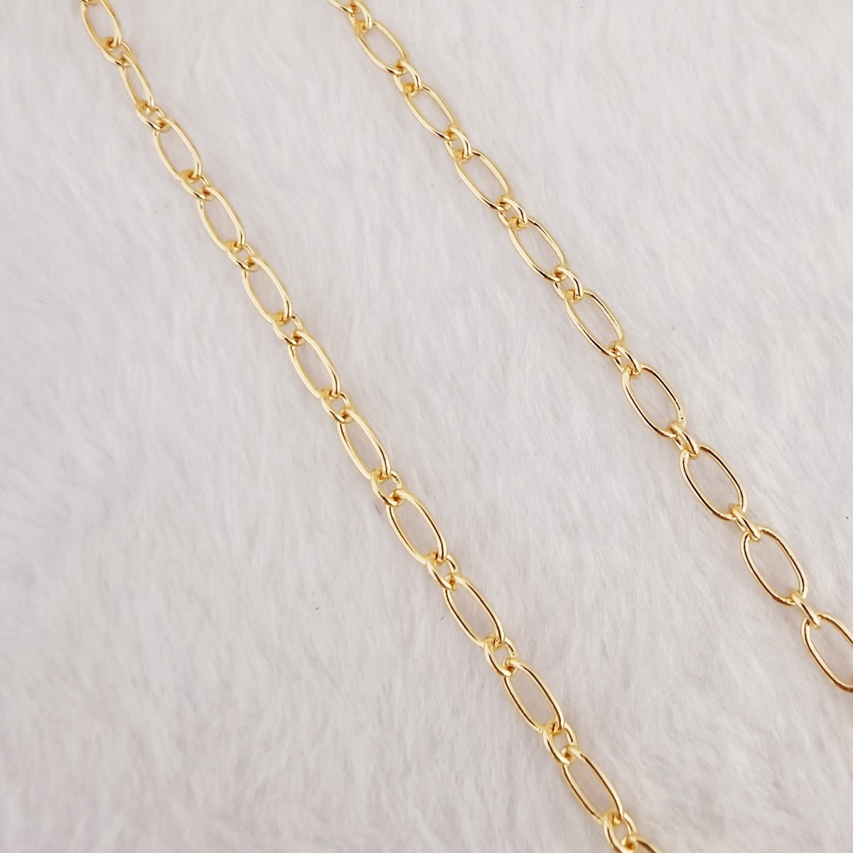 OS 24K Gold, 18K Gold Filled CABLE Roll Chain For Jewelry Making, For Necklace Bracelet Anklet Supply Component | ROLL-478(XP-006), ROLL-480(XP-008), ROLL-483 (XP-011) Clearance Pricing