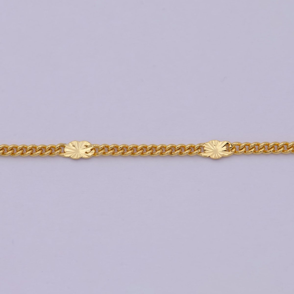 24K Gold Filled 1.5mm Curb Chain 15.5, 18 inch Finished Necklace For Wholesale Necklace Dainty Jewelry Making Supplies | WA-521 Clearance Pricing