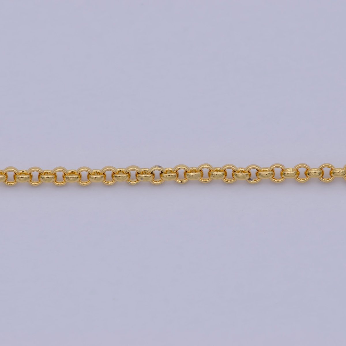 24K Gold Filled 1.5mm Dainty Round Rolo 18 Inch Layering Chain Necklace | WA-468 Clearance Pricing