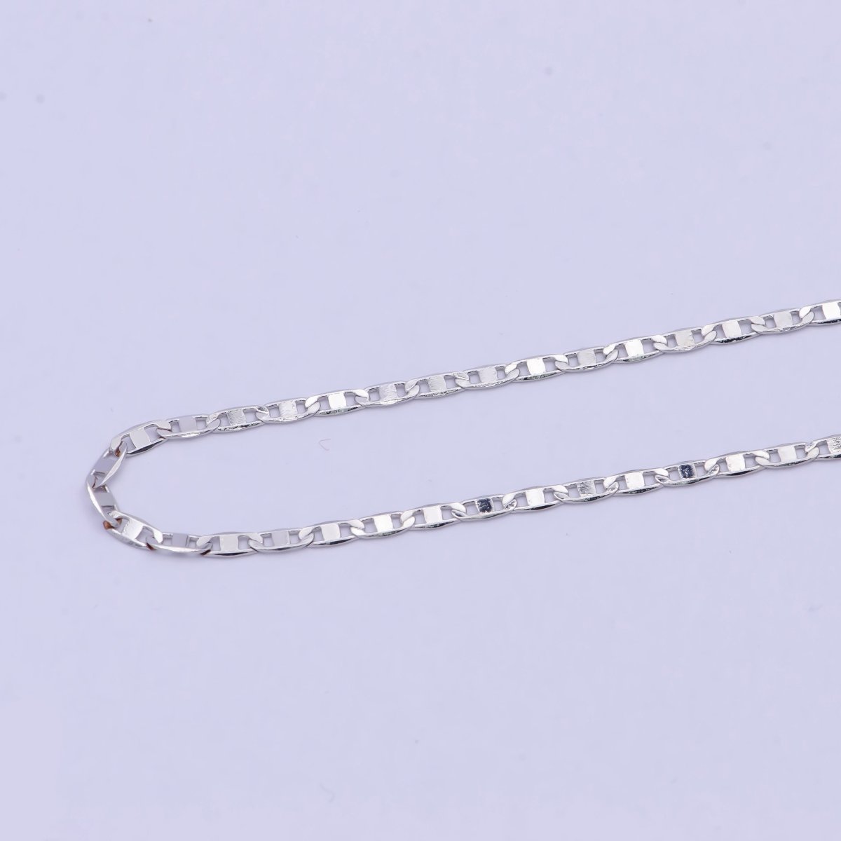 24K Gold Filled Anchor Chain by Yard, Gold Mariner Chain by Yard, Wholesale Roll Chain for Jewelry Making, Silver Mariner Unfinished Chain | ROLL-586, ROLL-738 Clearance Pricing