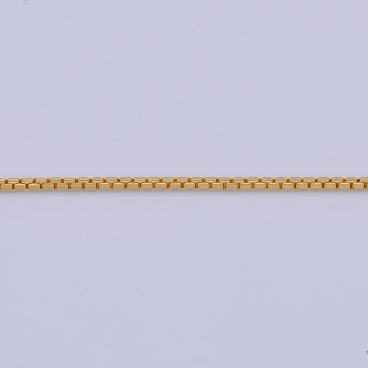 24k Gold Filled Box Chain Necklace Dainty Box Chain Necklace, 1mm Link Chain Necklace, Box Chain Ready to Wear Necklace | WA-1132 Clearance Pricing