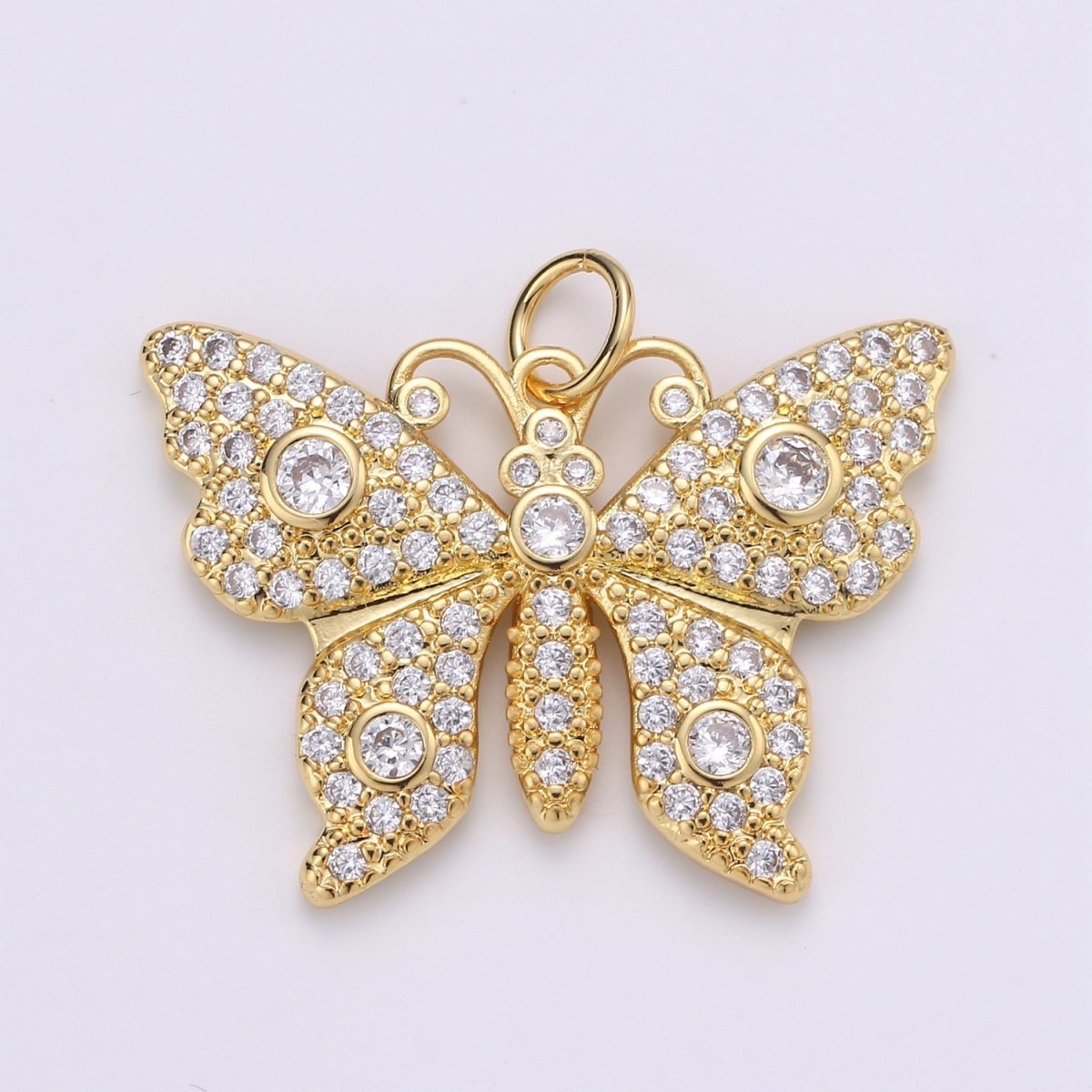 24K Gold Filled Butterfly Charm D-908