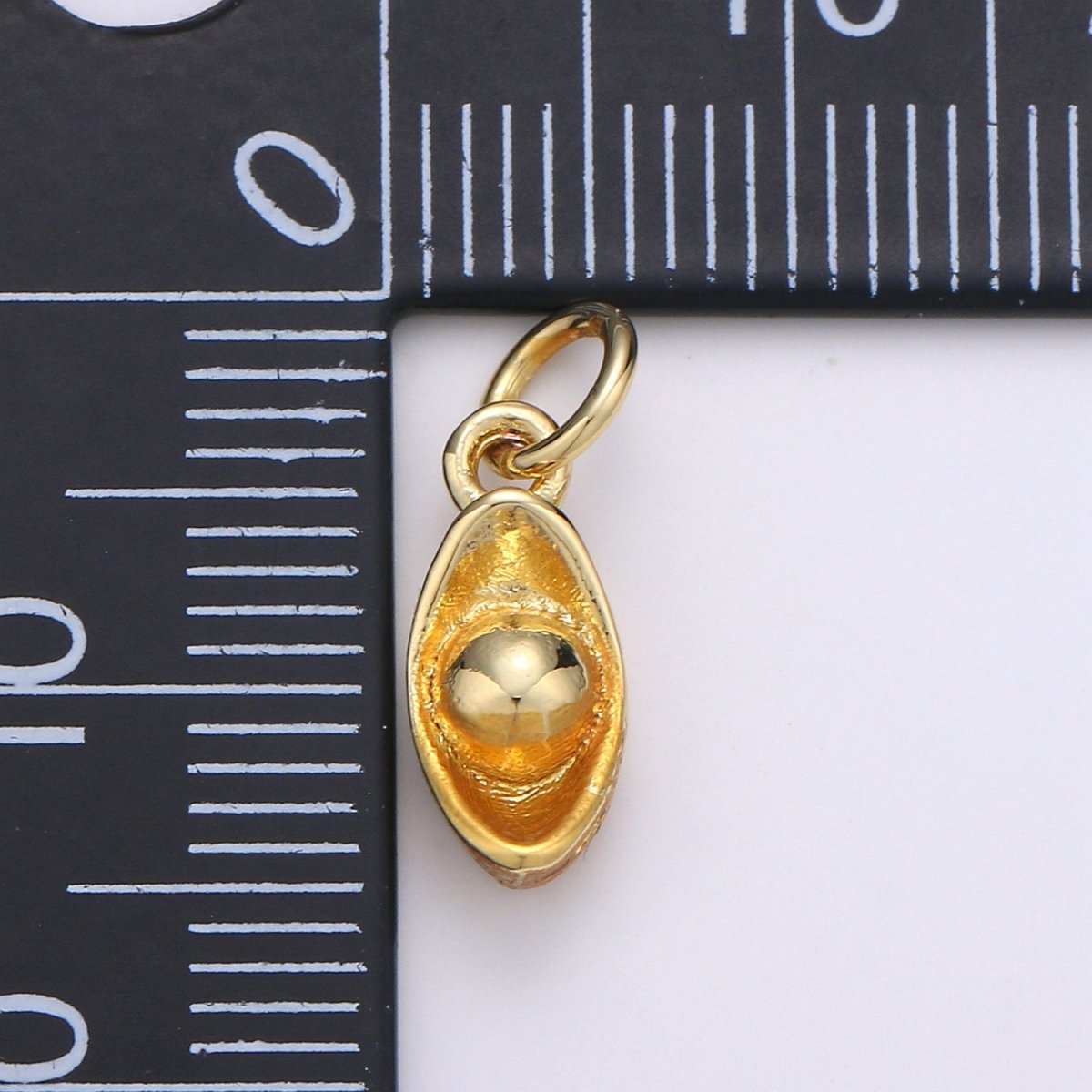 24K Gold Filled Chinese Gold Ingot Charm   E-074