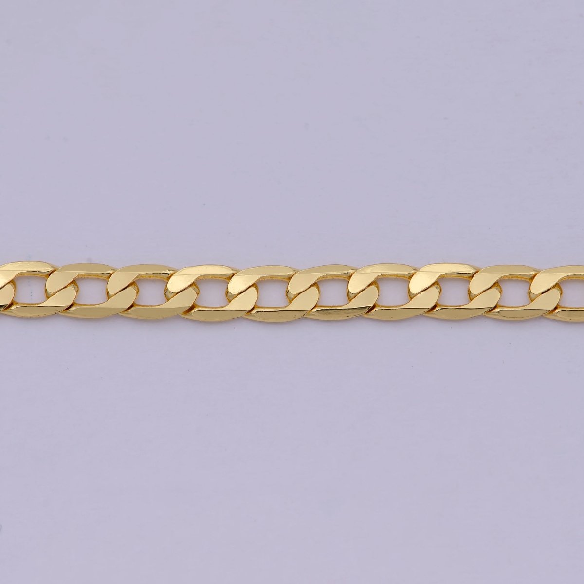 24K Gold Filled Cuban Link Chain Necklace 18 inch Miami Cuban, 3.2mm Gold Chain, Curb Link, Men Women Chain Necklaces | WA-523 Clearance Pricing