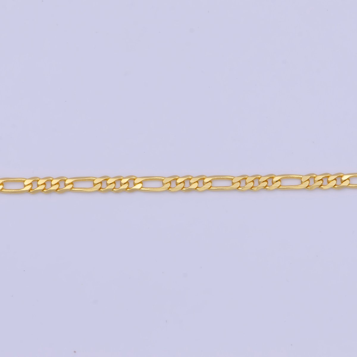 24K Gold Filled Dainty Figaro Chain Minimalist Necklace, Unisex Figaro Chain Necklace 2.4mm Width Ready to Wear | WA-1130 Clearance Pricing