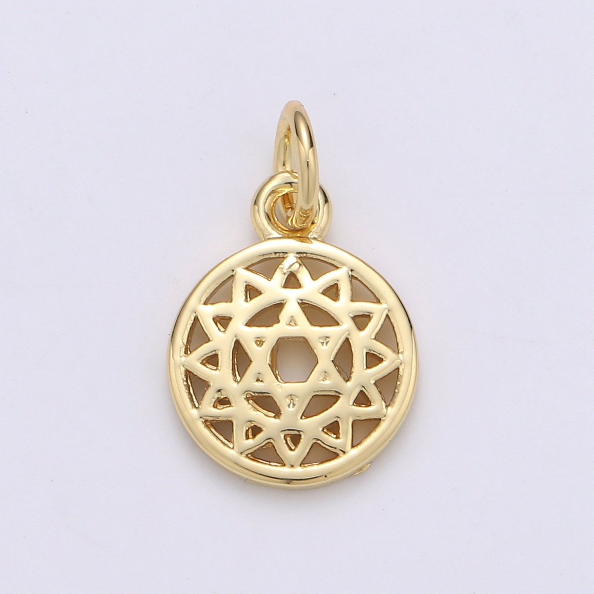 24K Gold Filled Geometry Charm D-917