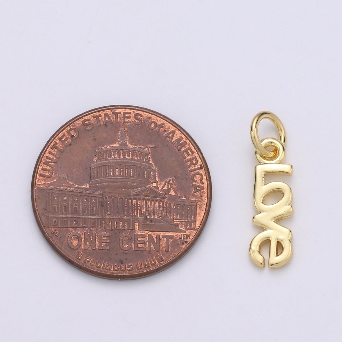 24K Gold Filled "LOVE" Charm D-920