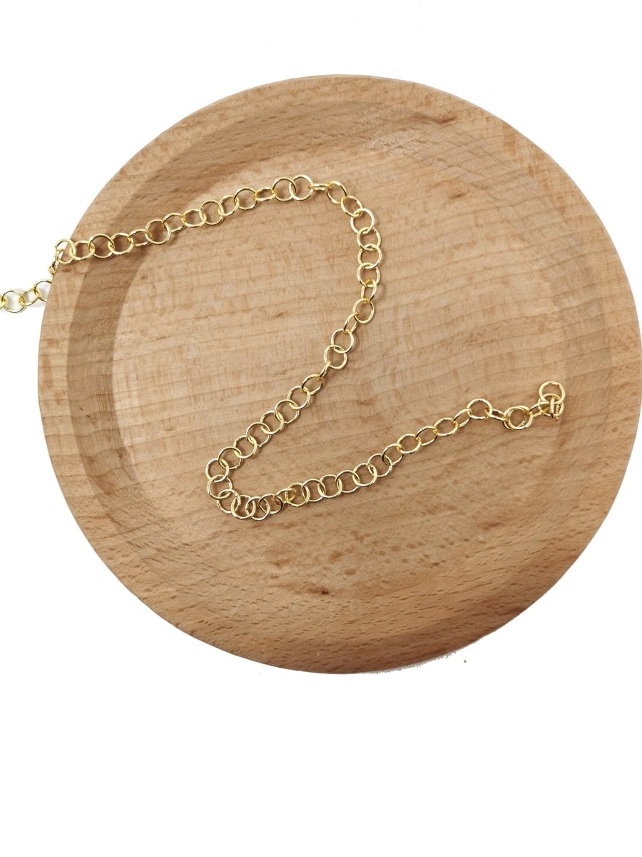 24K Gold Filled ROLO Chain by Yard, 6mm Width, Wholesale Bulk Roll Chain For Jewelry Making, Necklace Bracelet Anklet Component Supply  | ROLL-079 Clearance Pricing