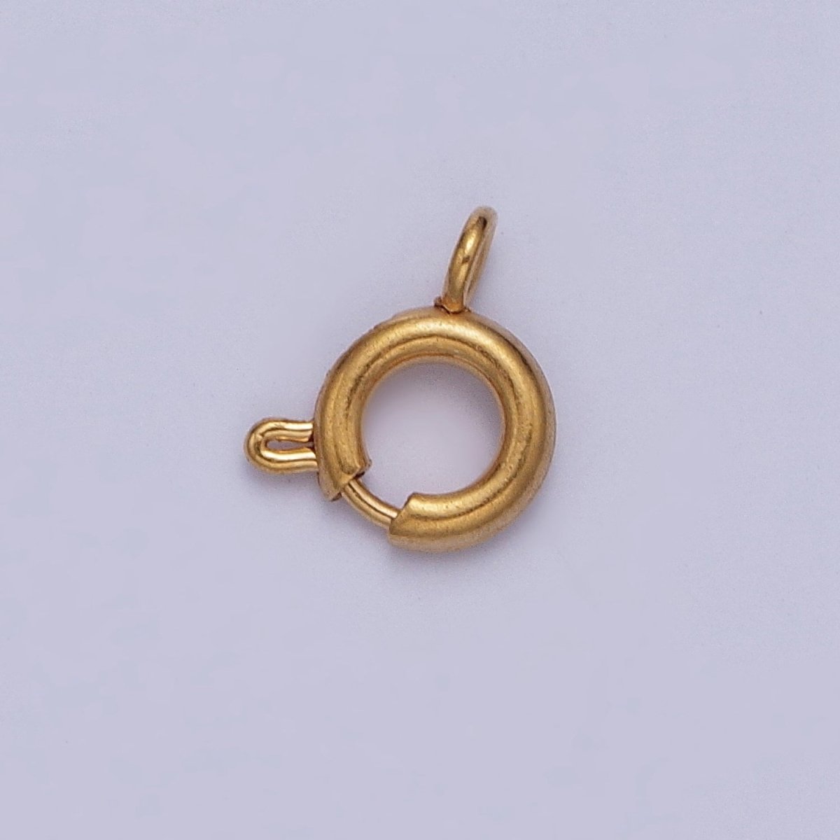 24K Gold Filled Round Spring Ring Closure Clasps For DIY Jewelry Making  L-892-L-899 L-905