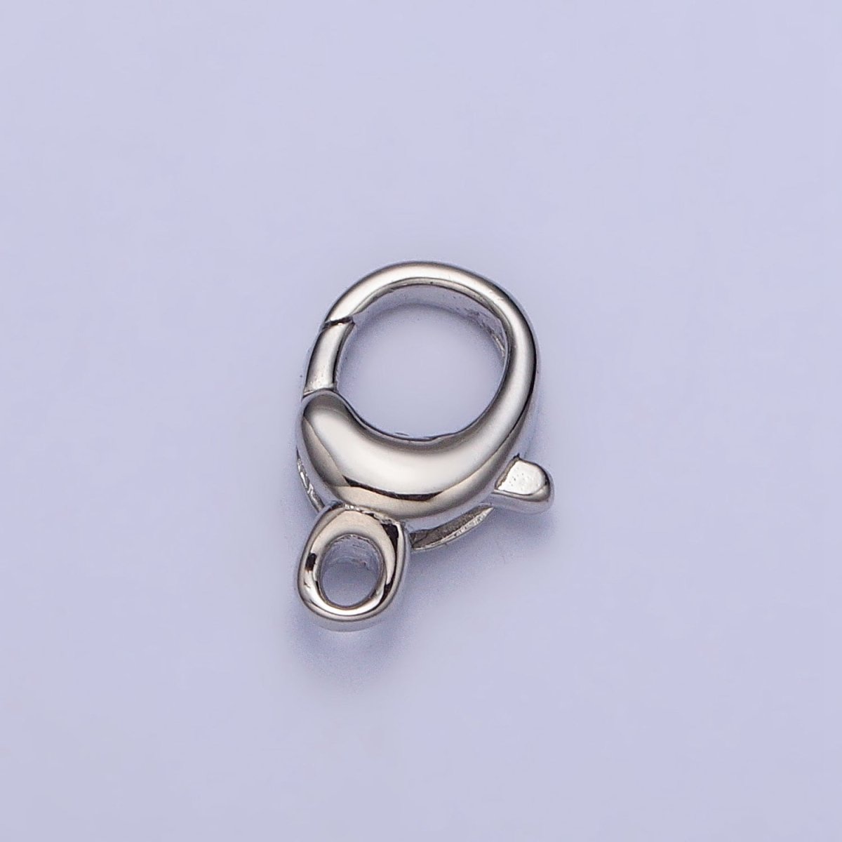24K Gold Filled Rounded Oval Jewelry Lobster Clasps Closure Supply in Gold & Silver | Z-145 Z-146