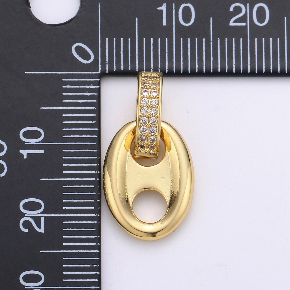 24k Gold Filled Soda Tab Charm for Necklace Pendant Beer Tab Can Tab Jewelry Making Supply J-002 J-003