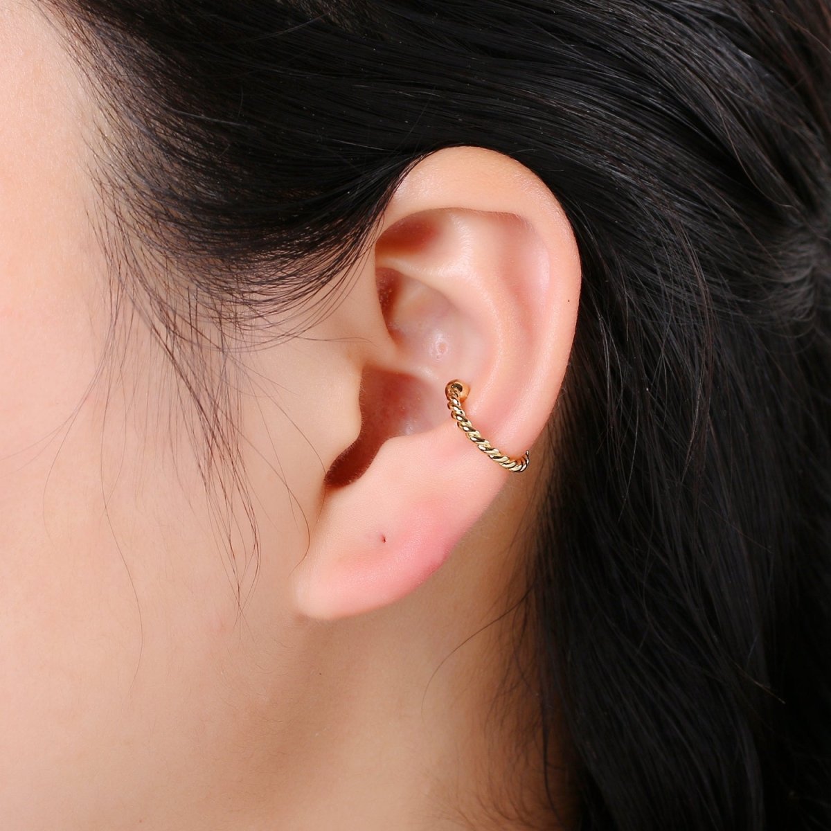 OS 24K Gold Filled Twist Earcuffs AI-084