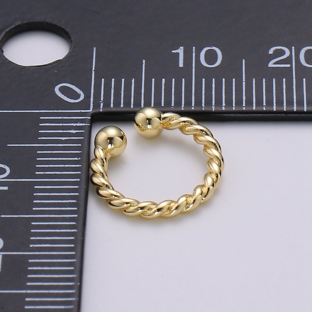 OS 24K Gold Filled Twist Earcuffs AI-084