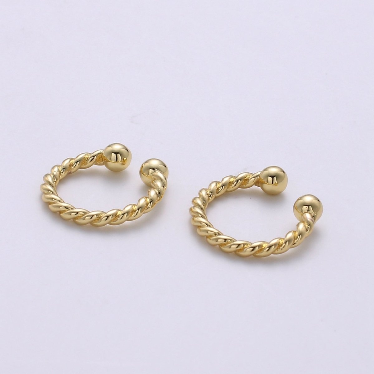 OS 24K Gold Filled Twist Earcuffs AI-084