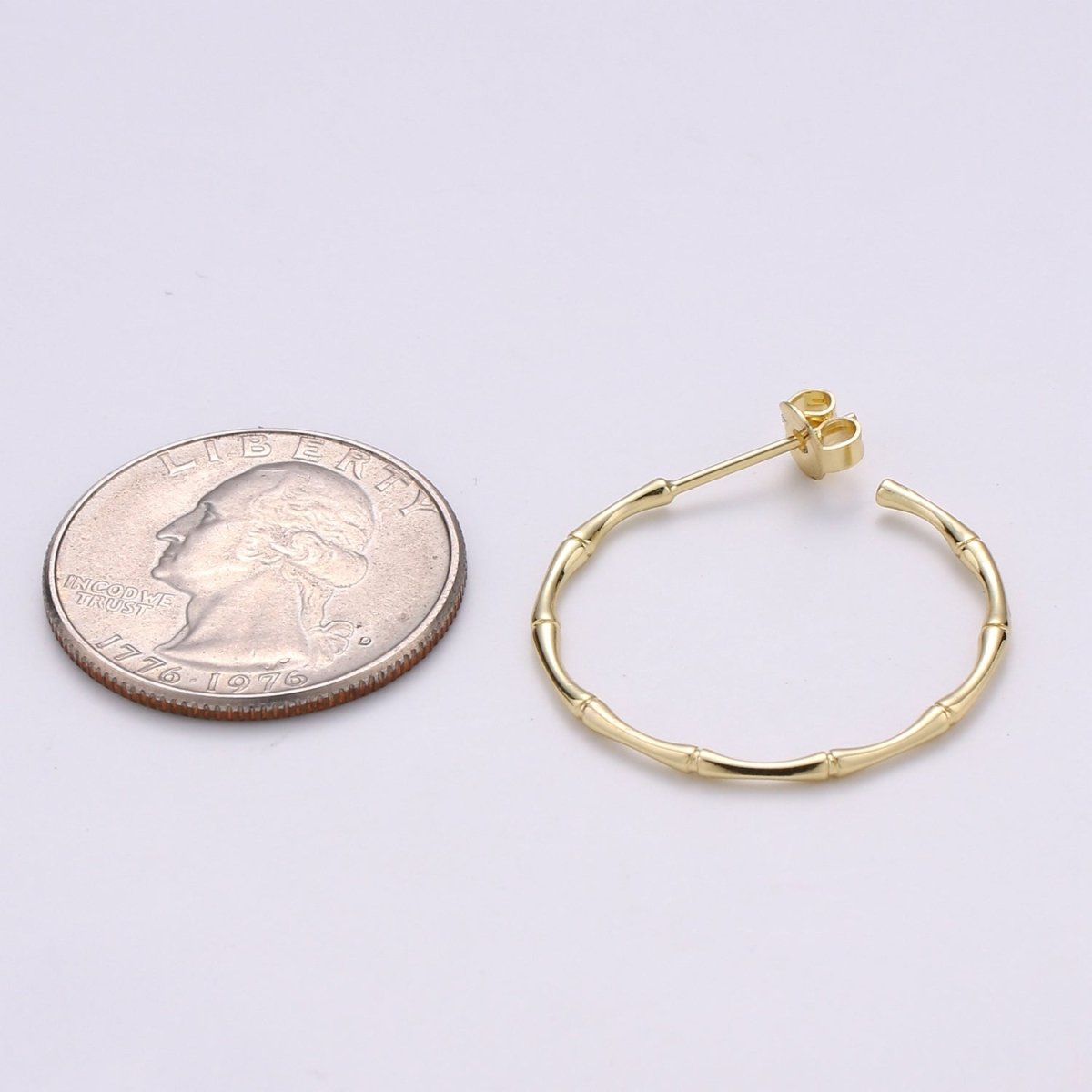 24k Impala Hoop Earrings, Dainty Hoop Earring, Minimalist Earrings, Animal Safari Inspired Everyday Wear Earrings 30mm Earring Q-286