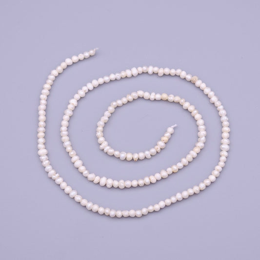 2.5mm Mini AAA Natural Seed Freshwater Pearl 176pcs Full Strand | WA-1323 Clearance Pricing