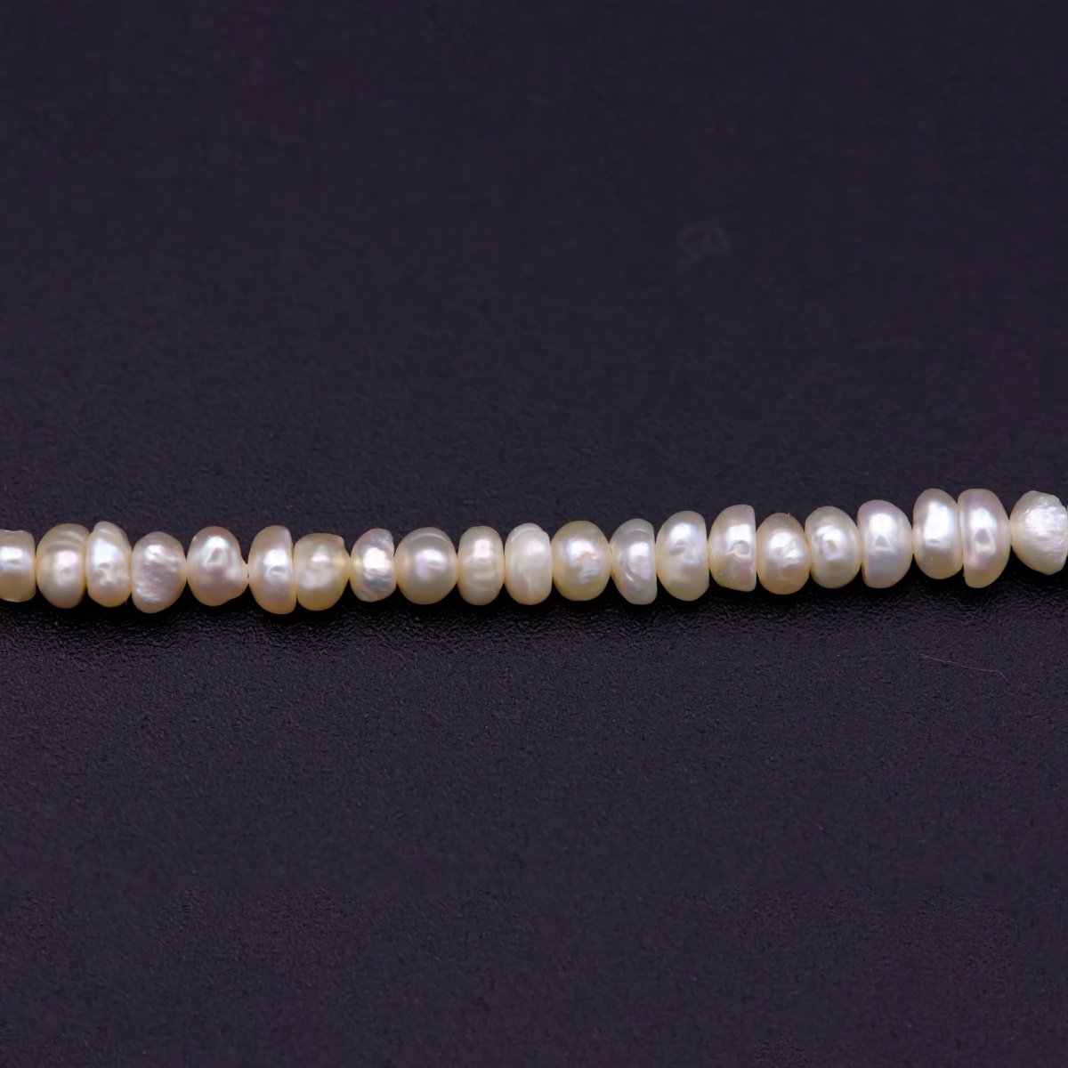 2.9mm-3.8mm white potato freshwater pearls, seed pearl, small size pearl, genuine pearl bead strand supply for Jewelry Making | WA-570 Clearance Pricing