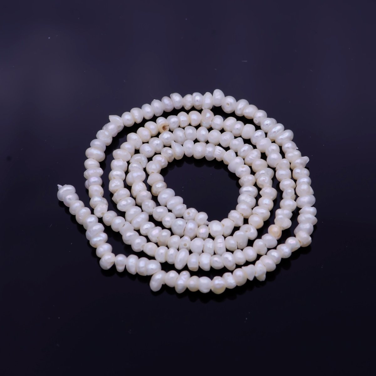 2mm Freshwater Pearl Seed AAA Beads 145 Pieces per Full Strand | WA-1333 Clearance Pricing