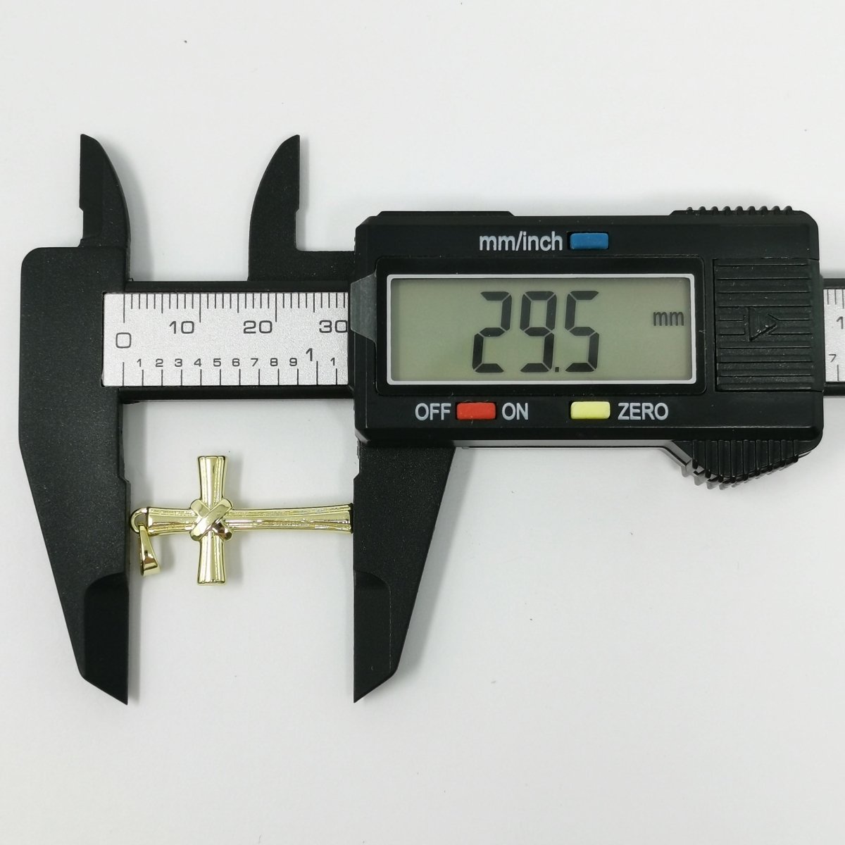 30x17mm Wholesale 14K Gold-Filled Cross Pendant, Christian Pendant for Necklace Bracelet Anklet Making J-181