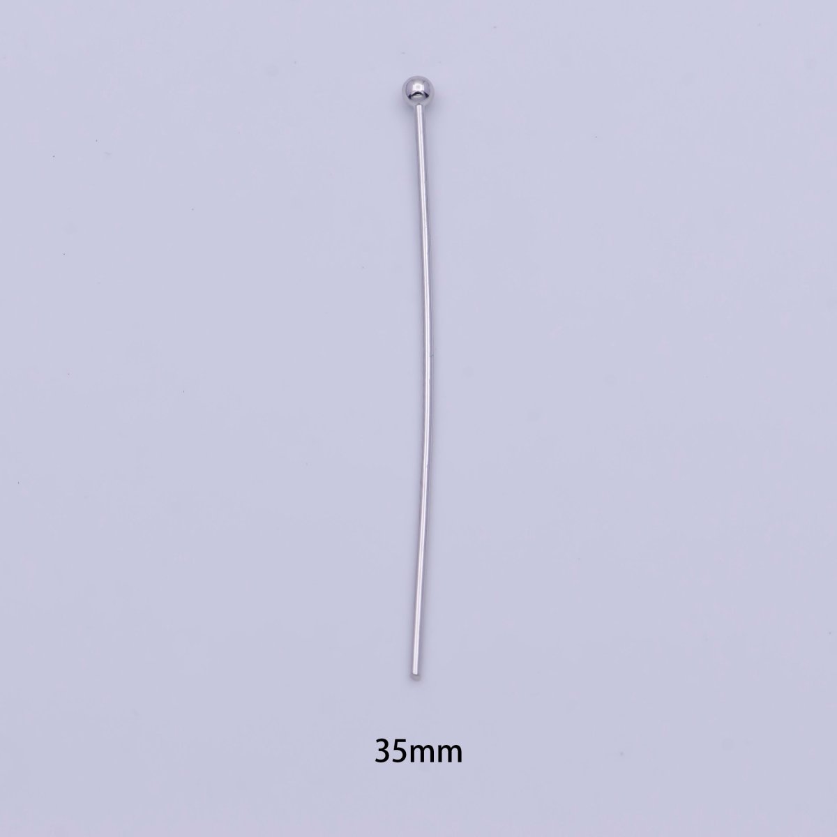 35mm Silver Metal Ball Head Pins Jewelry Making Supply | SP-1569