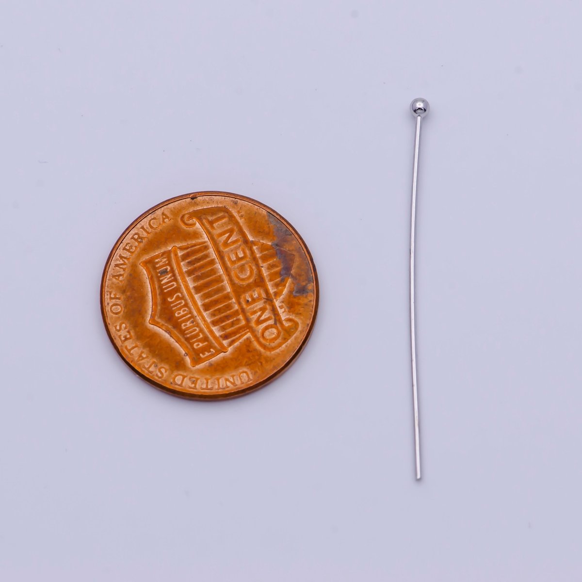 35mm Silver Metal Ball Head Pins Jewelry Making Supply | SP-1569