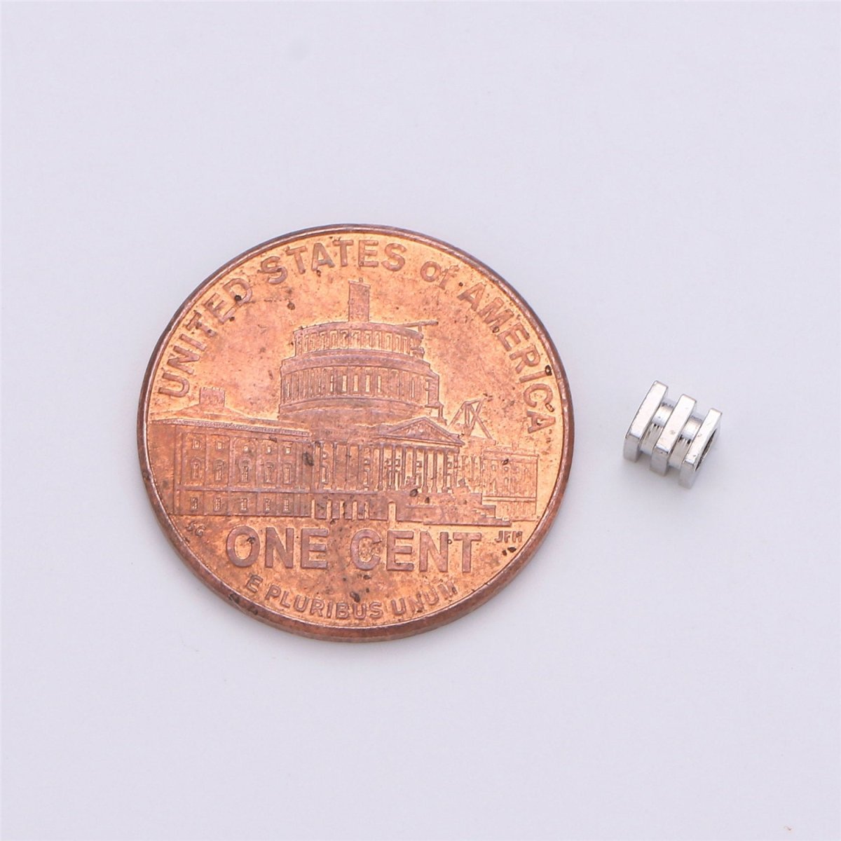 3mm Silver Cube Beads, Spacer Beads, Cubes, Cube Beads, Geometric Beads, Bracelet Beads, Rhodium Plated Findings, B-219