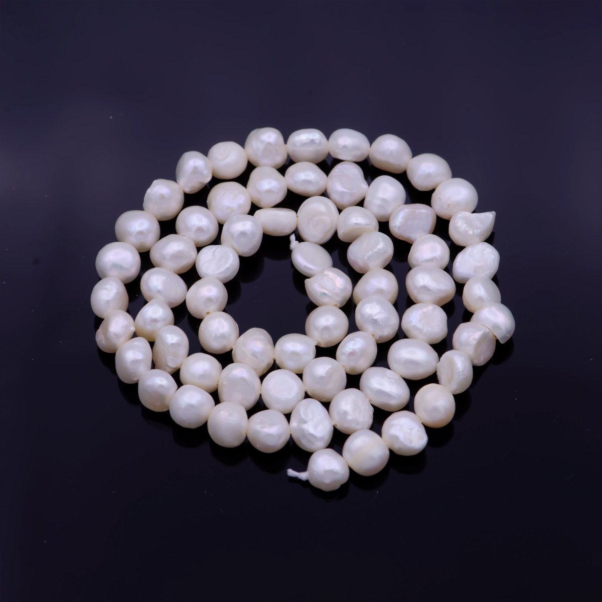 5.5mm Potato Nugget AAA Freshwater Pearl 66 Pieces per Strand | WA-1334 Clearance Pricing