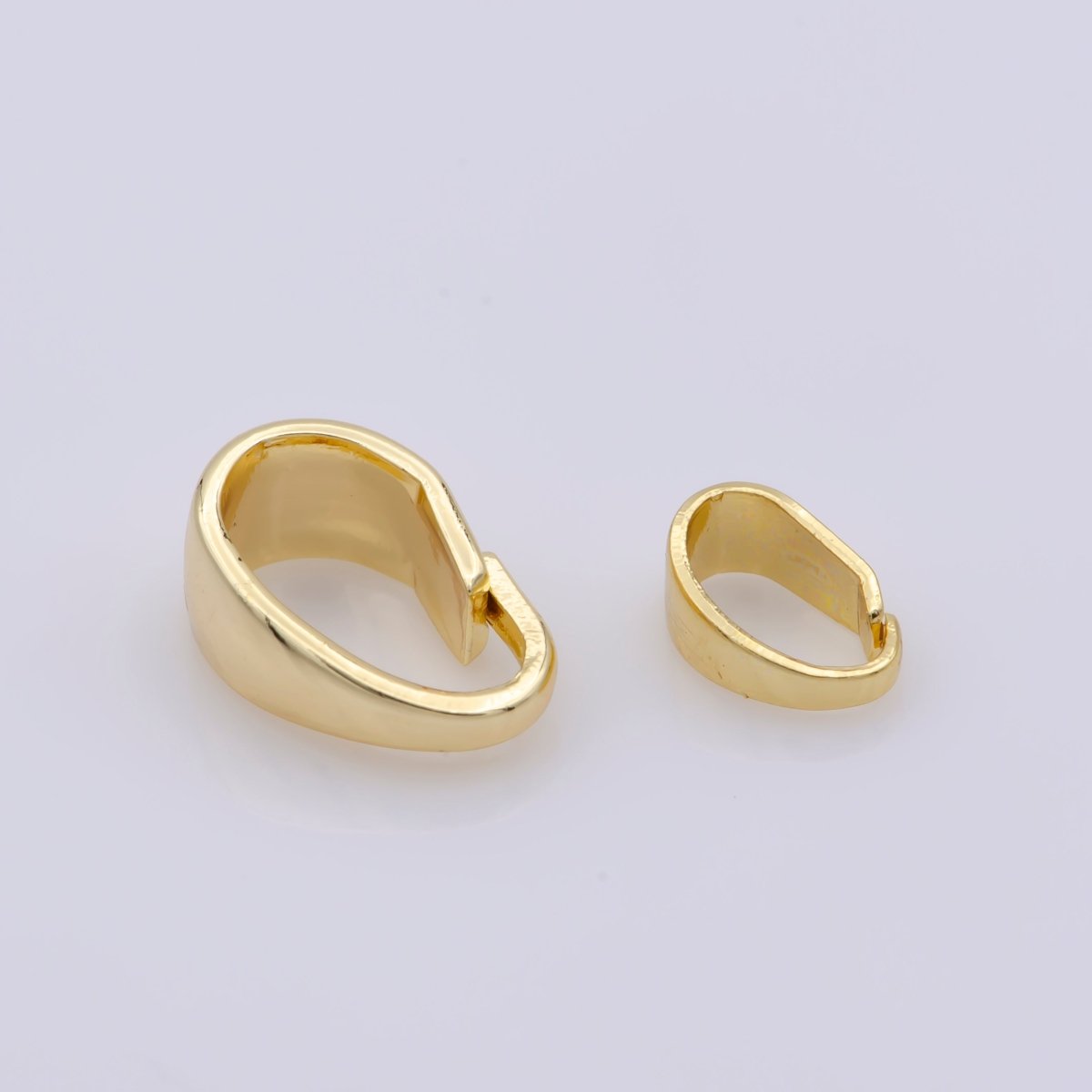 6mm, 9mm Bail For Pendant Snap-on for Pendant, Clip On Bails Bail and Necklace Jewelry Making And Wholesale Findings 14K Gold Filled K-884 to K-891