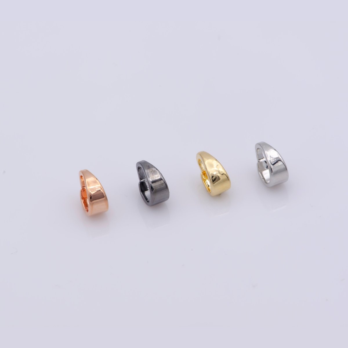 6mm, 9mm Bail For Pendant Snap-on for Pendant, Clip On Bails Bail and Necklace Jewelry Making And Wholesale Findings 14K Gold Filled K-884 to K-891