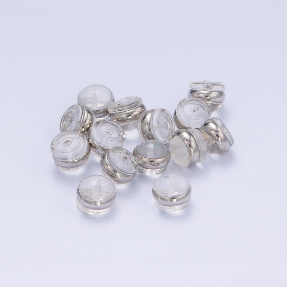 6mm Rubber Backings Earrings Findings By Bag | Z735
