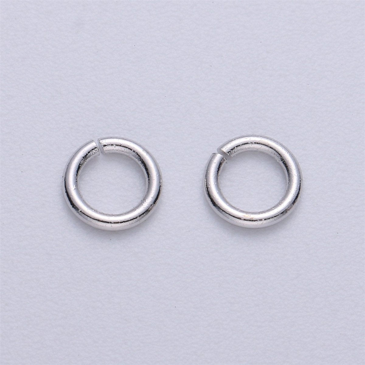 90pcs 6mm Gold Filled Open Jump Ring  6mm outer 18 gauge / 1mm, Rose Gold, Rhodium Plated, Black Gun Metal O jump Ring for supply SP1598 ~ SP1601