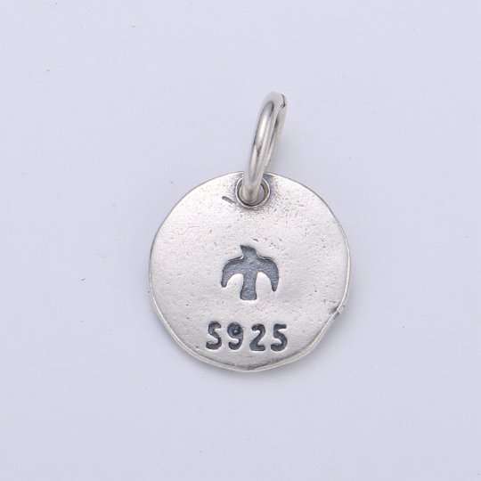 925 Sterling Silver Seagull Charm, Beach Charm Silver Bird Charm for Necklace Bracelet Earring, Seagull Bird Charm, SL-HJ-105