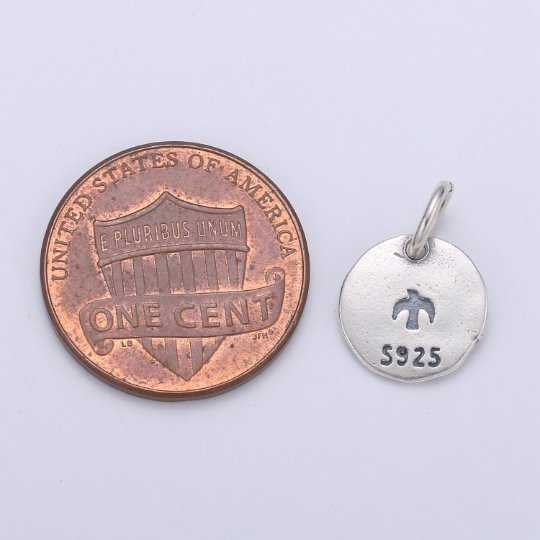 925 Sterling Silver Seagull Charm, Beach Charm Silver Bird Charm for Necklace Bracelet Earring, Seagull Bird Charm, SL-HJ-105