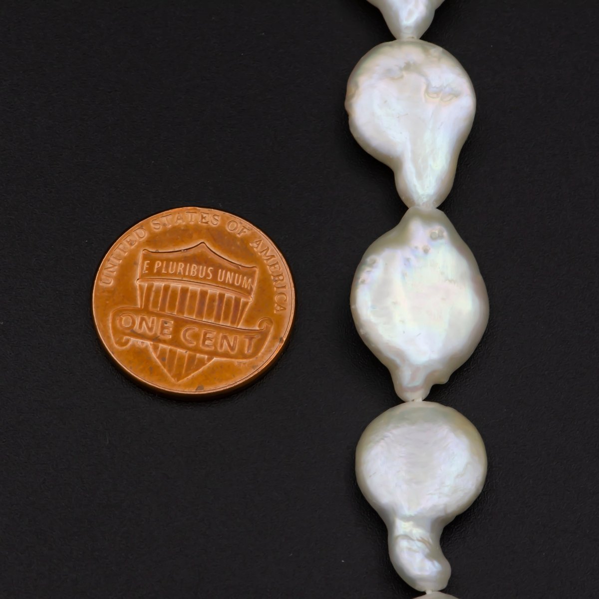 9.5-13.2mm Genuine Natural Freshwater baroque pearl Beads, Big Size Irregular Keishi pearl beads, Bridesmaid Wedding Pearls Necklace | WA-582 Clearance Pricing