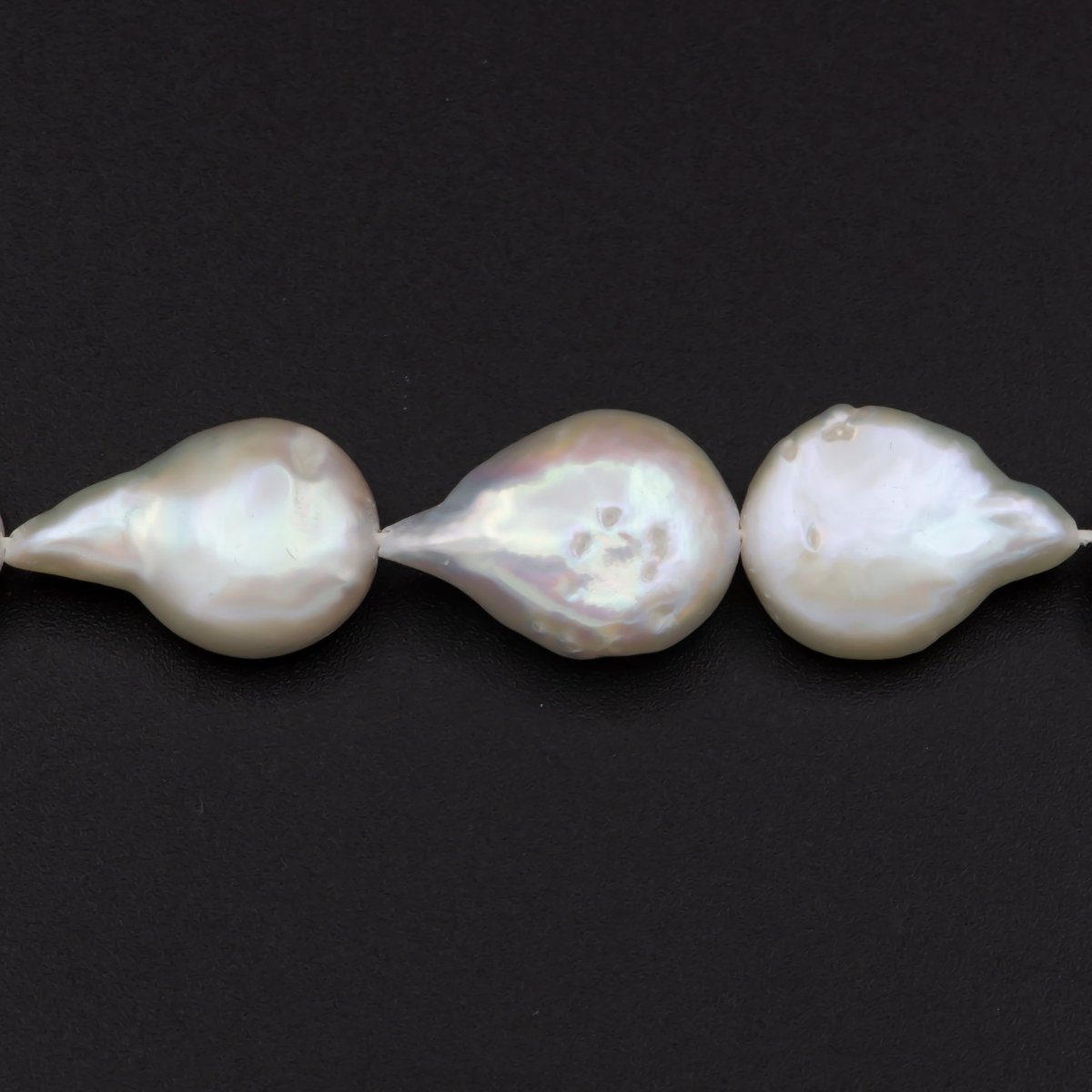 9.5-13.2mm Genuine Natural Freshwater baroque pearl Beads, Big Size Irregular Keishi pearl beads, Bridesmaid Wedding Pearls Necklace | WA-582 Clearance Pricing
