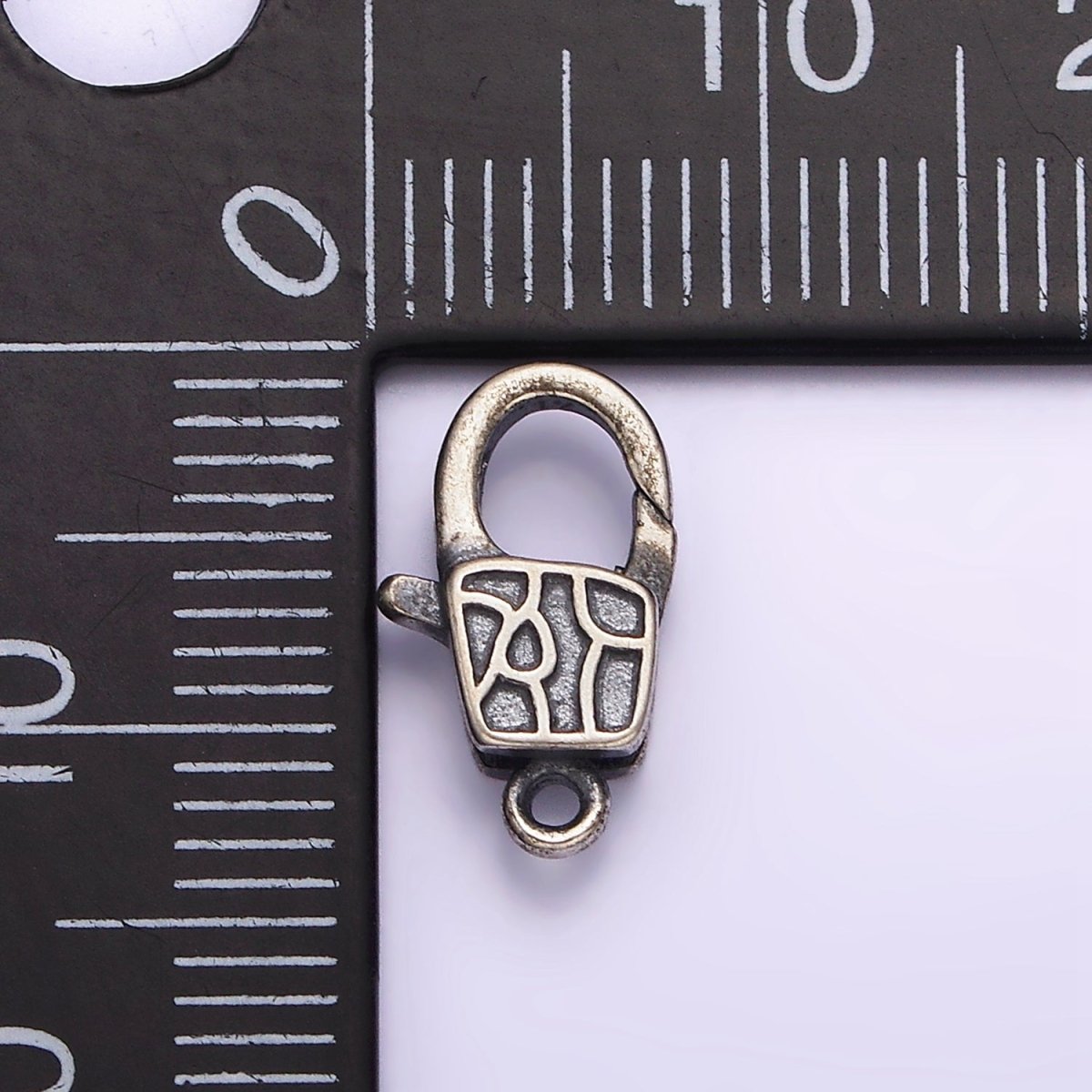 Antique Silver Clasp s925 Sterling Silver Vintage Lobster Clasp for Jewelry Making SL-298