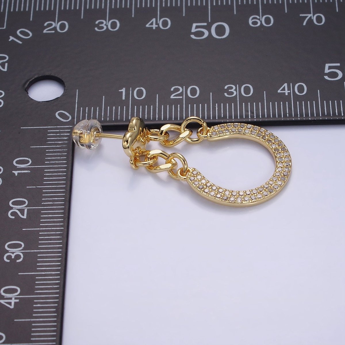 Big Horseshoe Stud Earring in 14k Gold Filled Equestrian Jewelry | AE483