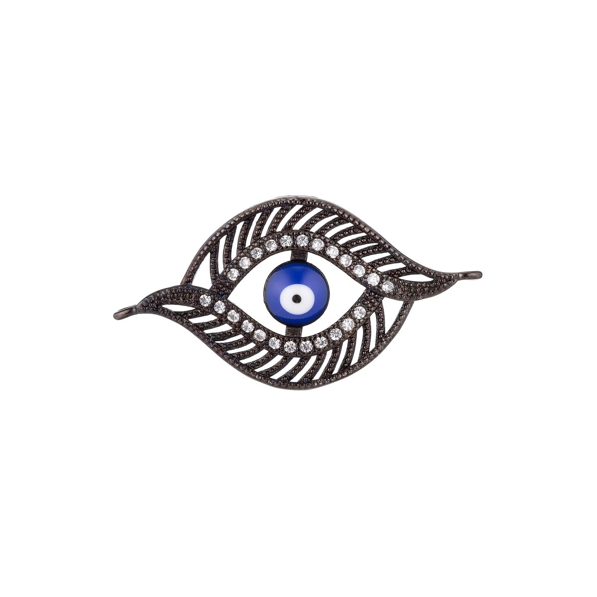 Black Blue Eye Connector  F-020