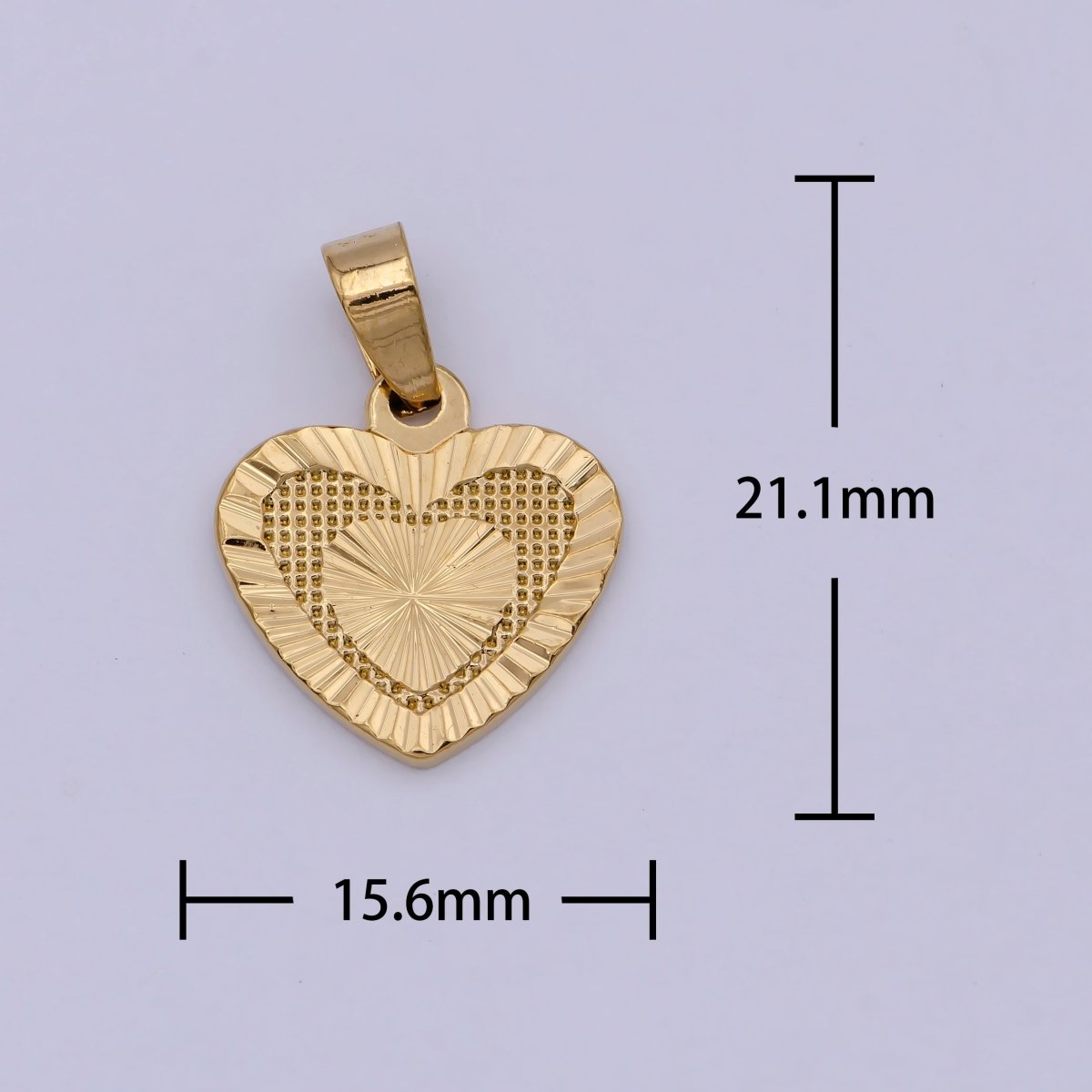 Black Gold Filled Heart Pendants  I-837